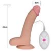 22 CM Geliştirilmiş Doku Ultra Yumuşak Titreşimli Realistik Penis