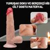 Ultra Yumuşak Dokulu Gerçekçi Deri Hisli 3 Katmanlı Kıkırdaklı Belden Bağlamalı Kemerli Penis