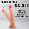 UNIQUE Realistik Dokuda Dildo Vantuzlu Gerçekçi Yapay Penis 21 CM